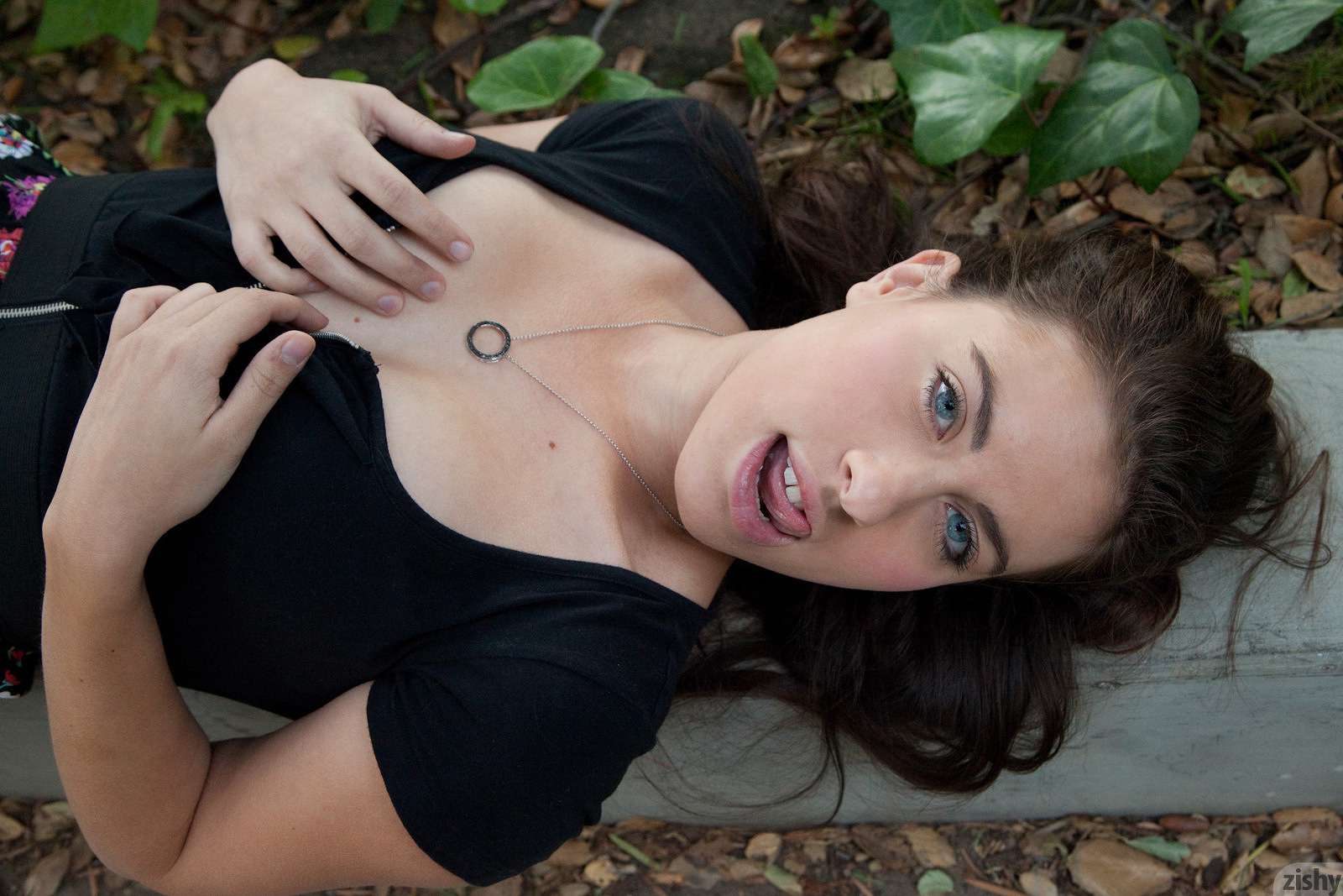 Kim alu has icy blue eyes